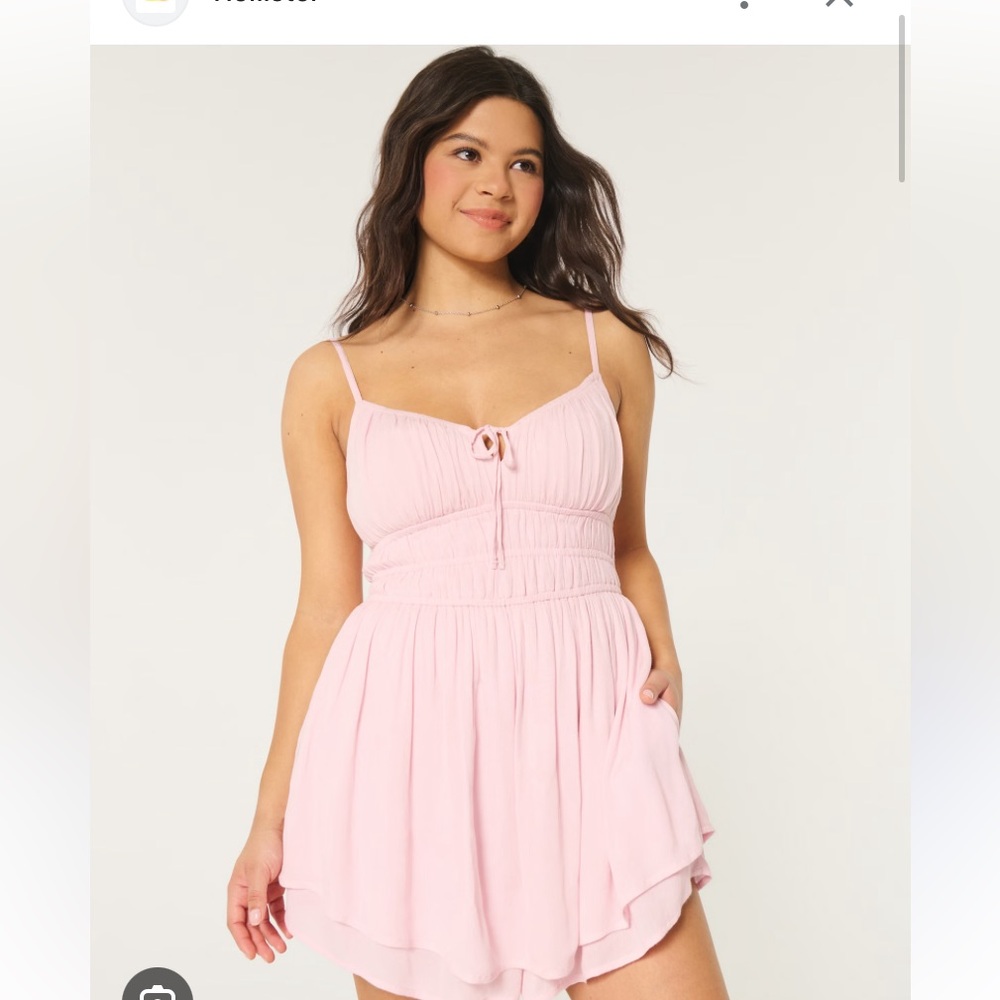 Light pink Hollister romper skort